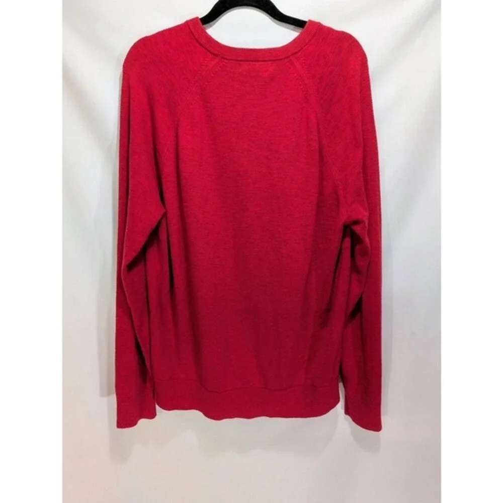 Banana‎ Republic Red Organic Cotton Sweater Men's XL